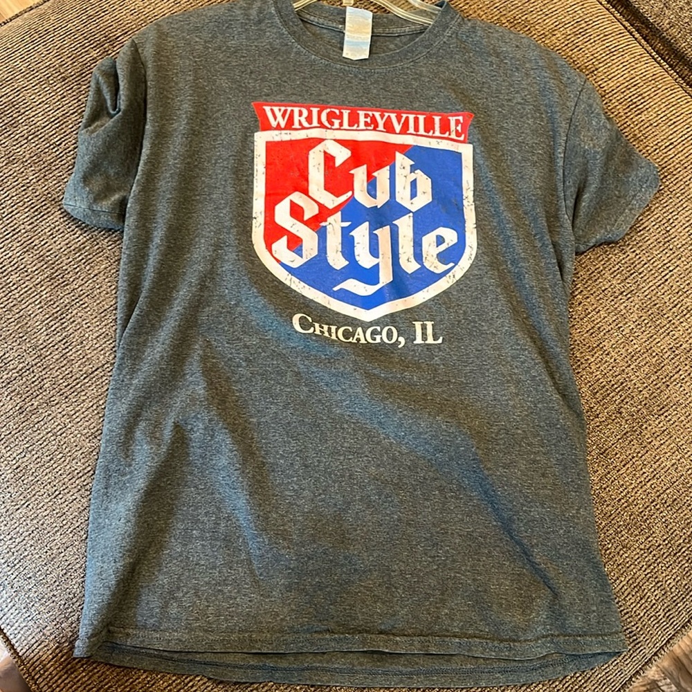 Gildan Gray Wrigleyville Cub Style